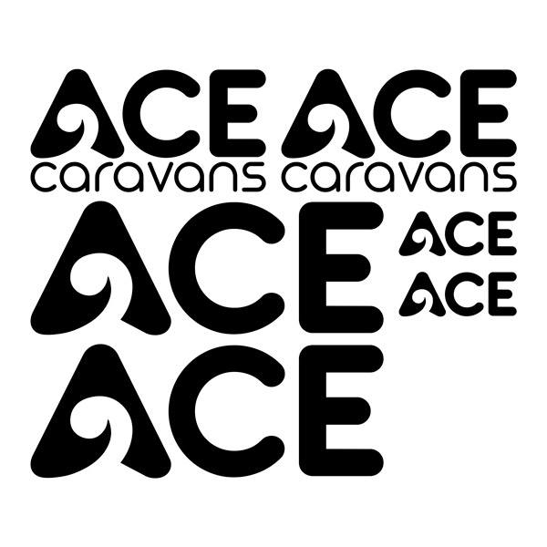 Adesivi per camper: Kit adesivi ACE Caravans