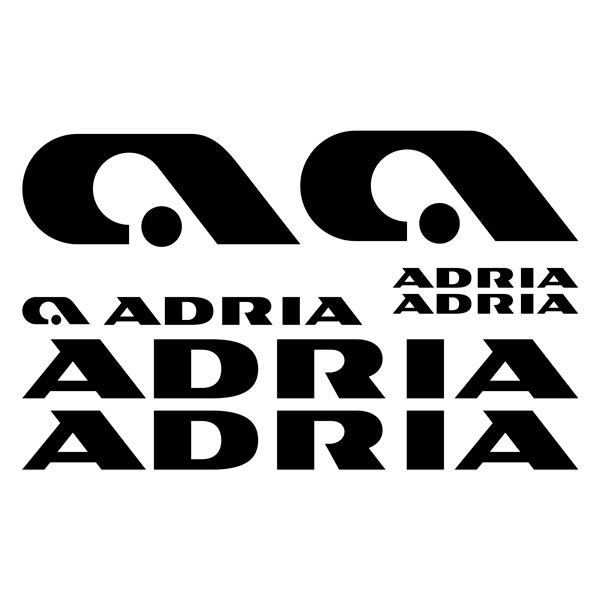 Adesivi per camper: Kit adesivi Adria