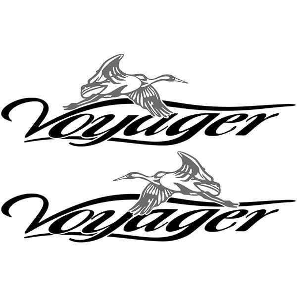 Adesivi per camper: Voyager Duck