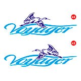Adesivi per camper: Voyager Duck 2