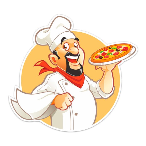 Adesivi Murali: Pizza Chef