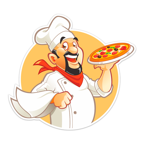 Adesivi Murali: Pizza Chef