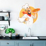 Adesivi Murali: Pizza Chef 3
