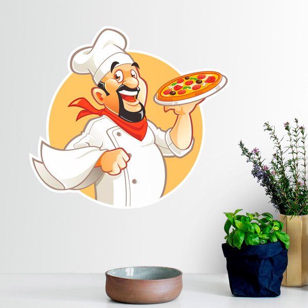 Adesivi Murali: Pizza Chef