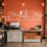 Adesivi Murali: Stoviglie Silhouette 6