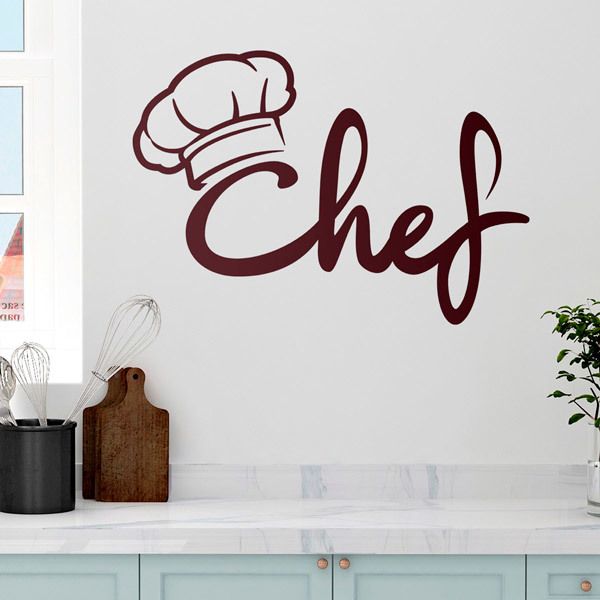 Chef con cappello da cuoco 0