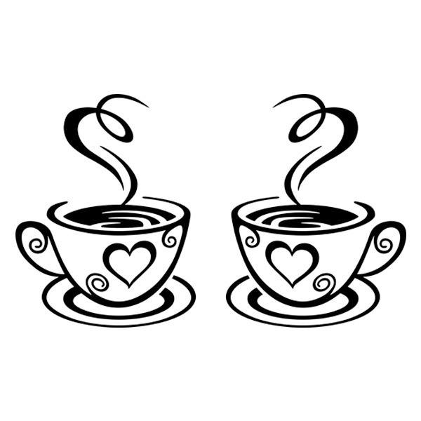 Adesivi Murali: Caffè per Due