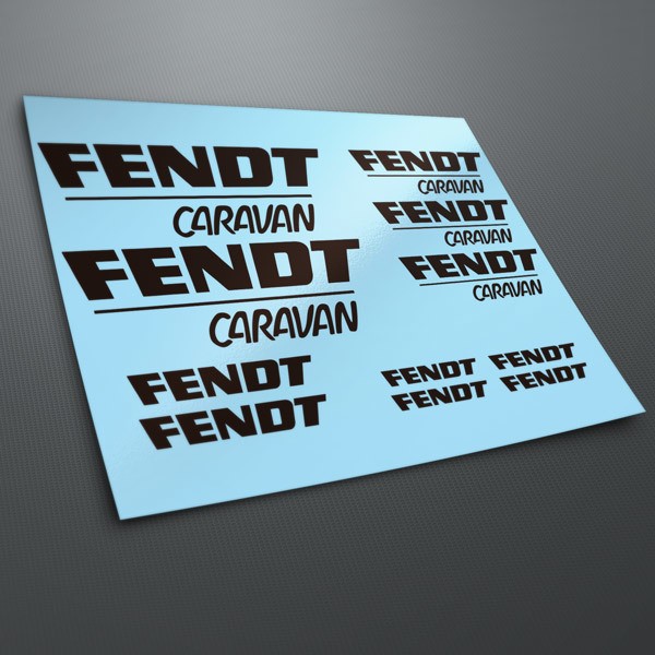 Adesivi per camper: Kit Fendt Caravan