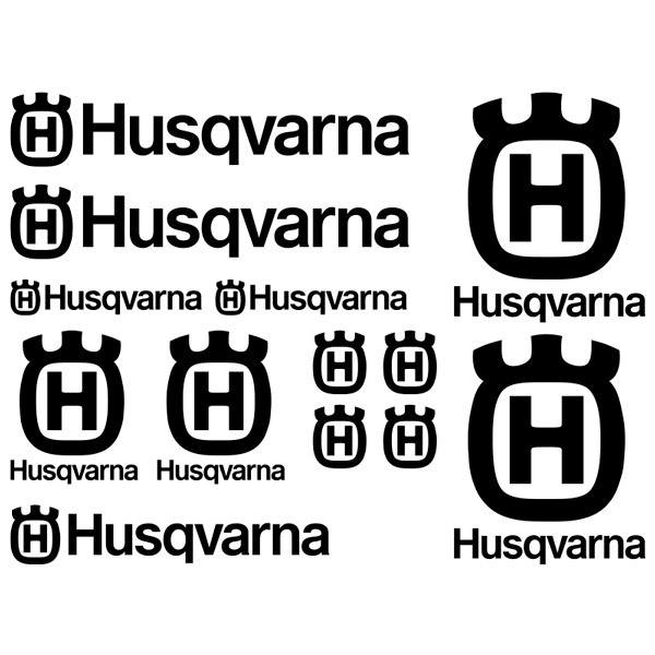 Adesivi per Auto e Moto: Set Husqvarna 3