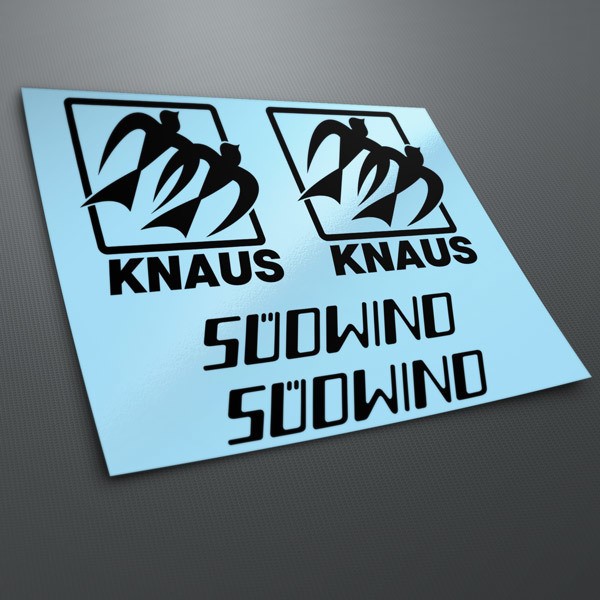 Adesivi per Auto e Moto: Kit Knaus Südwind