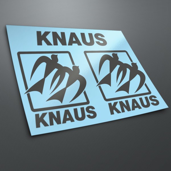 Adesivi per camper: Kit Knaus Logo