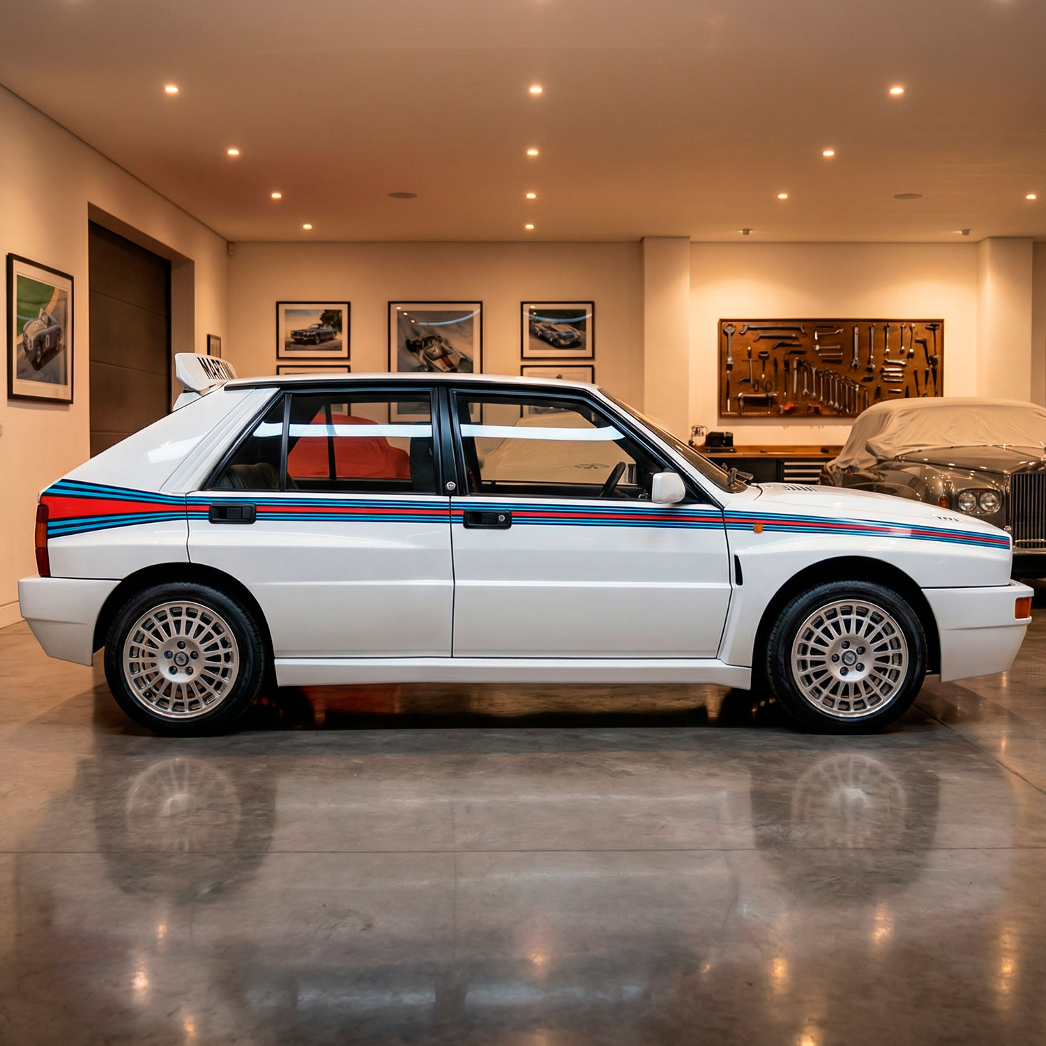 Adesivi per Auto e Moto: Kit adesivi Lancia Delta Integrale Martini 2