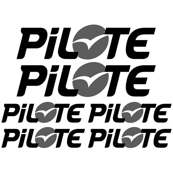 Adesivi per camper: Set di adesivi Pilote