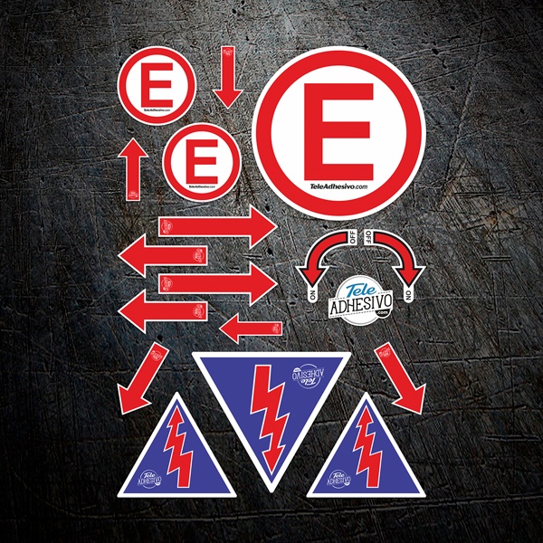 Adesivi per Auto e Moto: Set di sicurezza per il rally