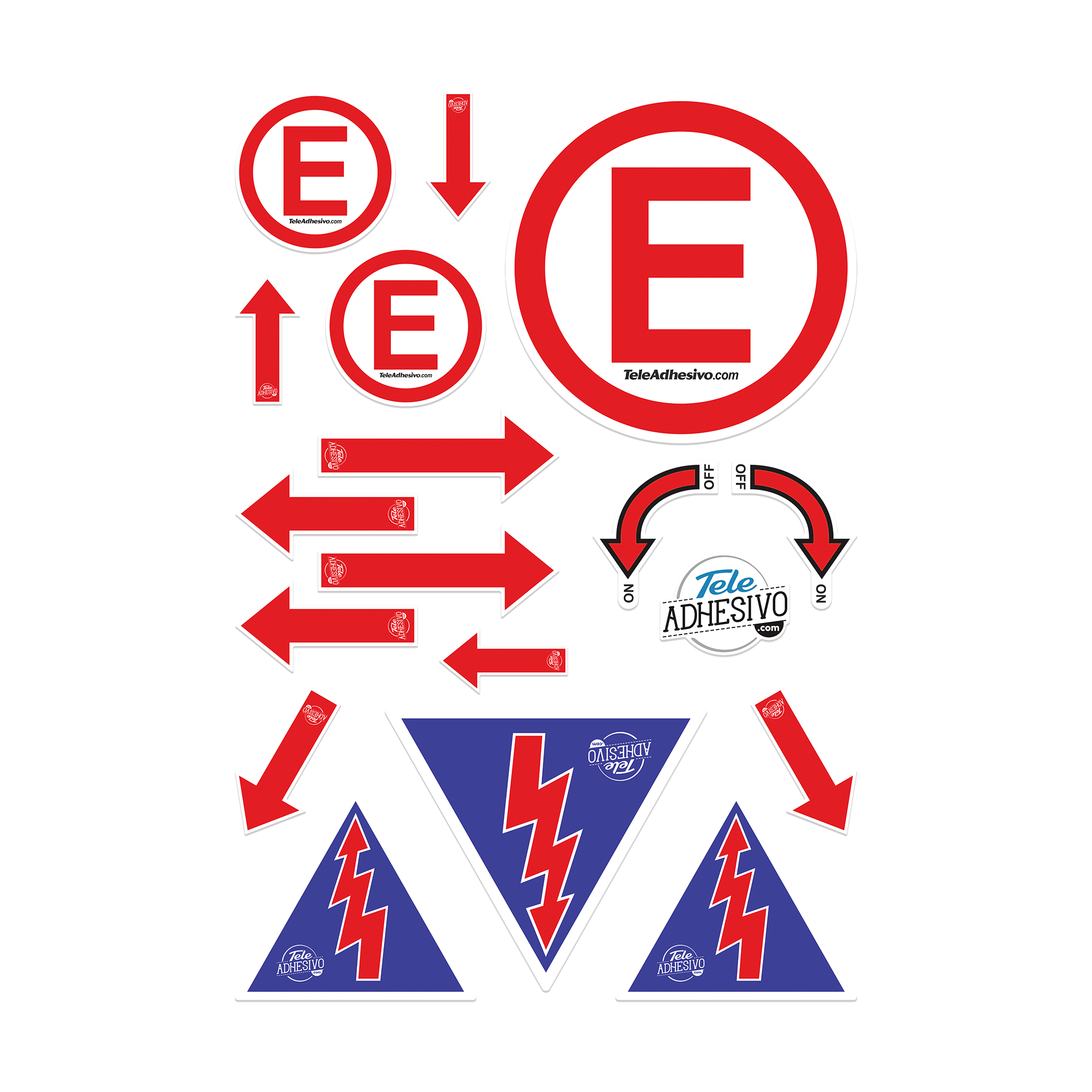 Adesivi per Auto e Moto: Set di di sicurezza per il rally