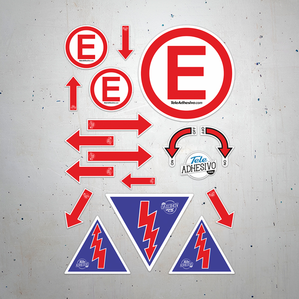 Adesivi per Auto e Moto: Set di di sicurezza per il rally