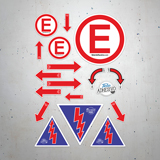 Adesivi per Auto e Moto: Set di di sicurezza per il rally 3