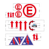 Adesivi per Auto e Moto: Set di sicurezza per il rally 4