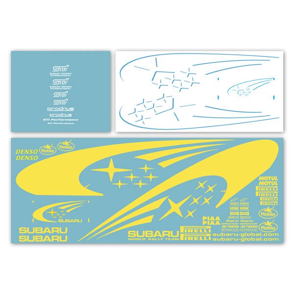 Adesivi per Auto e Moto: Subaru Impreza WRC