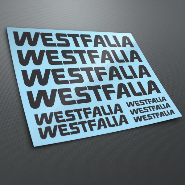 Adesivi per camper: Set di Adesivi Westfalia
