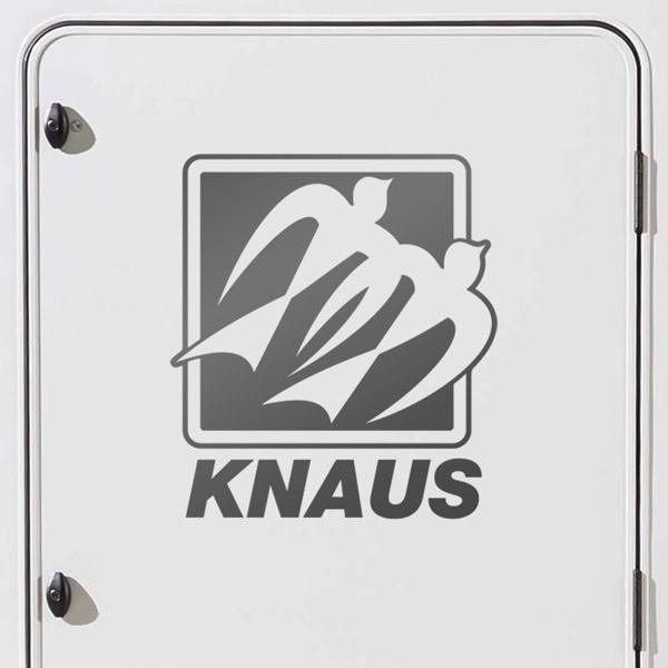 Adesivi per Auto e Moto: Knaus Logo inverso