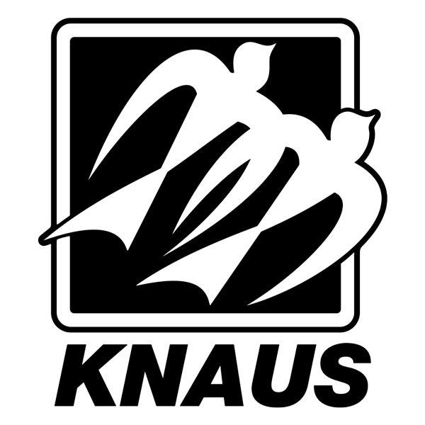Adesivi per camper: Knaus Logo inverso