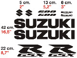 Adesivi per Auto e Moto: GSXR 600 2004 2