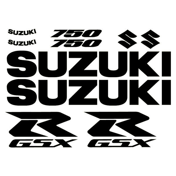 Adesivi per Auto e Moto: di GSXR 750 2004