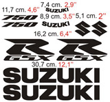 Adesivi per Auto e Moto: di Suzuki GSXR 750 2006 2