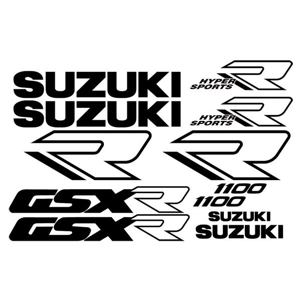 Adesivi per Auto e Moto: GSX R 1100 Hyper sport 1989