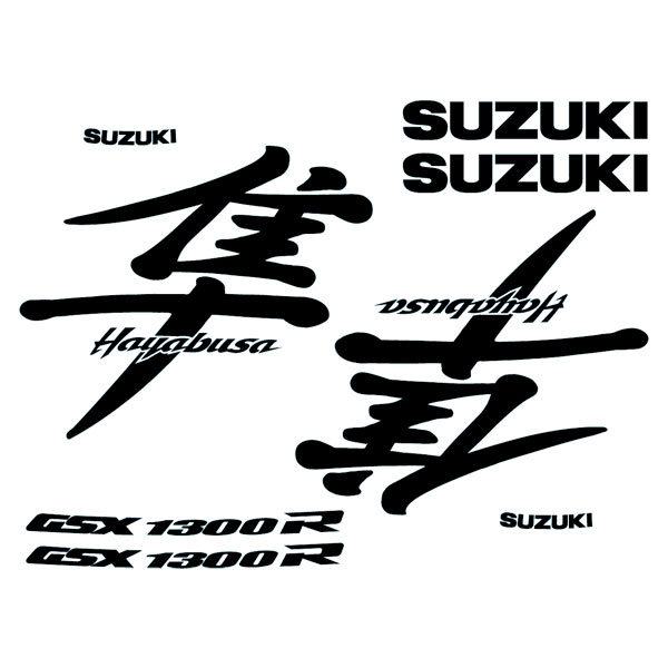 Adesivi per Auto e Moto: Hayabusa 1999-00 logo set