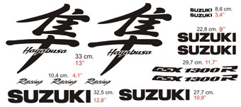 Adesivi per Auto e Moto: GSX 1300R Hayabusa