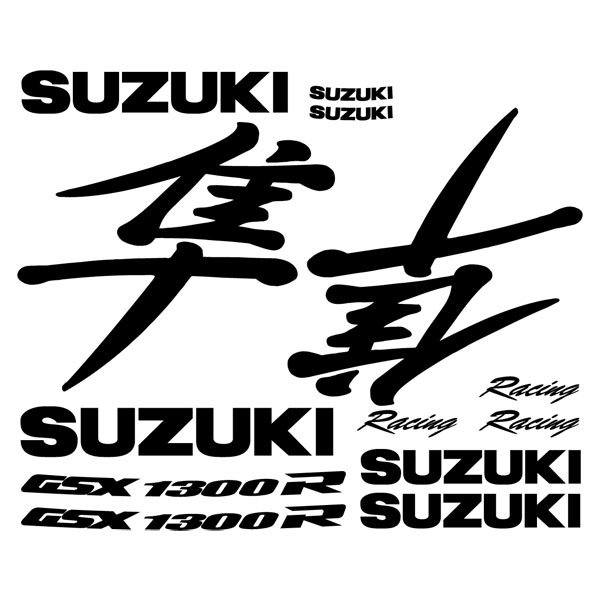 Adesivi per Auto e Moto: Set di adesivi Suzuki GSX 1300R Hayabusa con carat