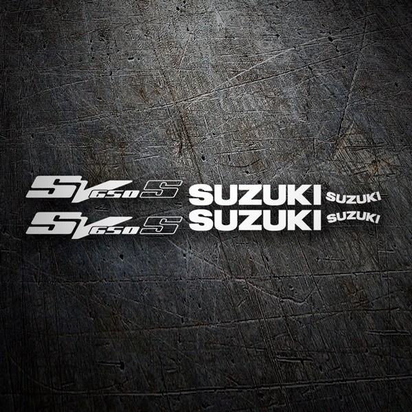 Adesivi per Auto e Moto: SV 650 2003 con Testo e Logo Stilizzato