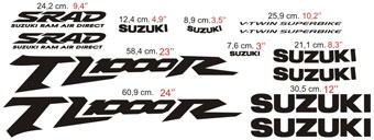 Adesivi per Auto e Moto: TL 1000R V-twin 1998 in Variati Dimensioni