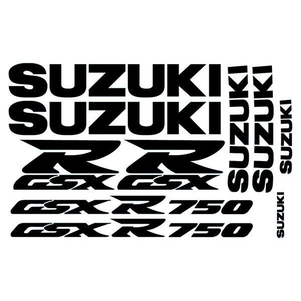 Adesivi per Auto e Moto: Set adesivi Suzuki GSX-R 750