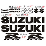 Adesivi per Auto e Moto: Suzuki GSXR 600 2005 2
