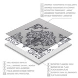 Adesivi Murali: Adesivo Ikea Lack Table texture fogliacei 4