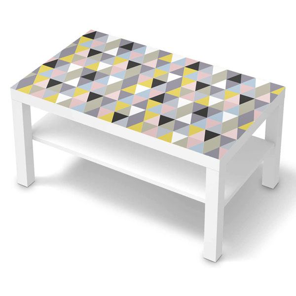 Adesivi Murali: Adesivo Ikea Lack Table Triangoli