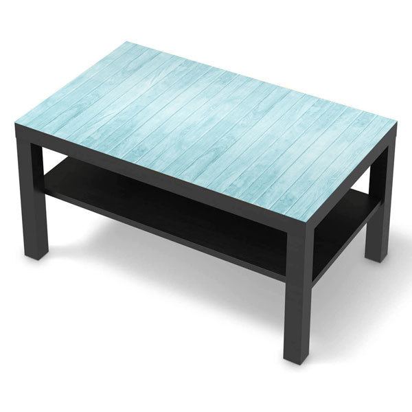 Adesivi Murali: Adesivo Ikea Lack Table Legno Blu
