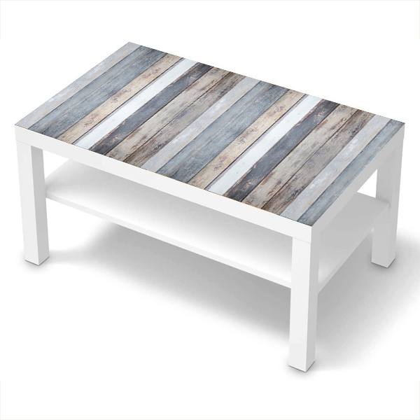 Adesivi Murali: Adesivo Ikea Lack Table Legno Consumato