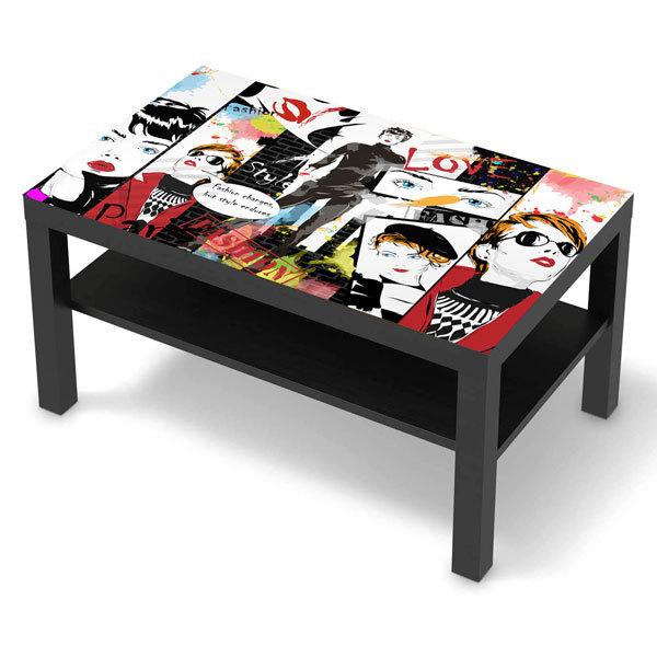 Adesivi Murali: Adesivo Ikea Lack Table Fashion Style