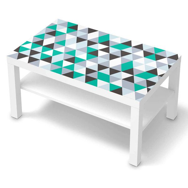Adesivi Murali: Adesivo Ikea Lack Table Triangoli Freddi