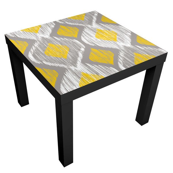 Adesivi Murali: Adesivo Ikea Lack Table Struttura a Strisce