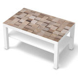 Adesivi Murali: Adesivo Ikea Lack Table Struttura del Legno 3