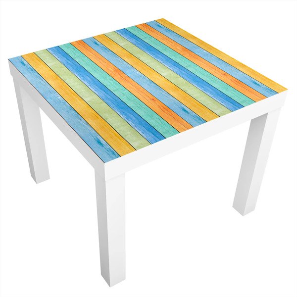 Adesivi Murali: Adesivo Ikea Lack Legno colorato