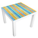 Adesivi Murali: Adesivo Ikea Lack Legno colorato 3