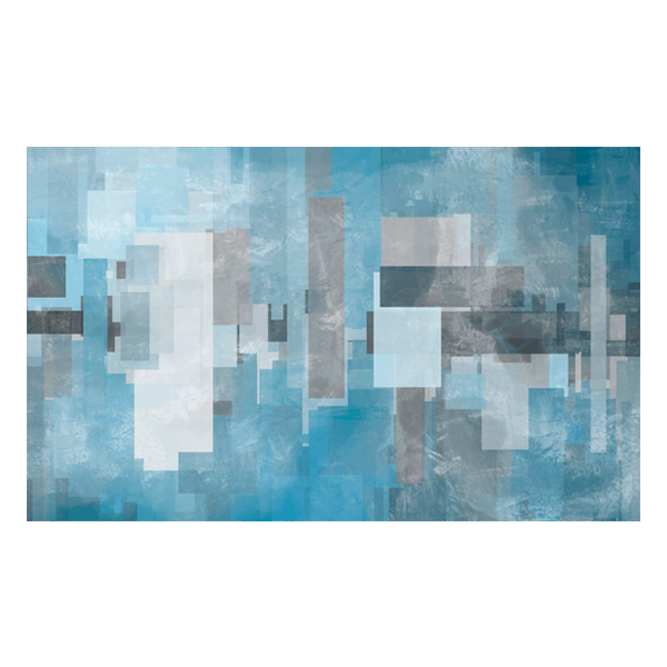 Adesivi Murali: Adesivo Ikea Lack Collage blu