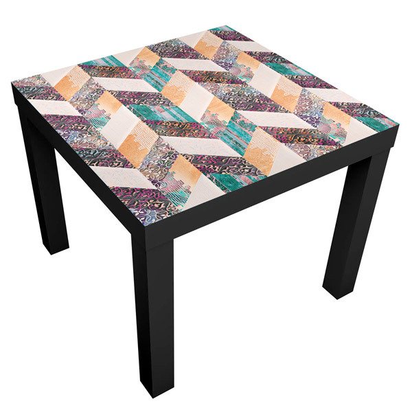 Adesivi Murali: Adesivo Ikea Lack Table Rombi Combinati 1