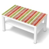 Adesivi Murali: Adesivo Ikea Lack Table Tabelle Verdi e Rosse 3